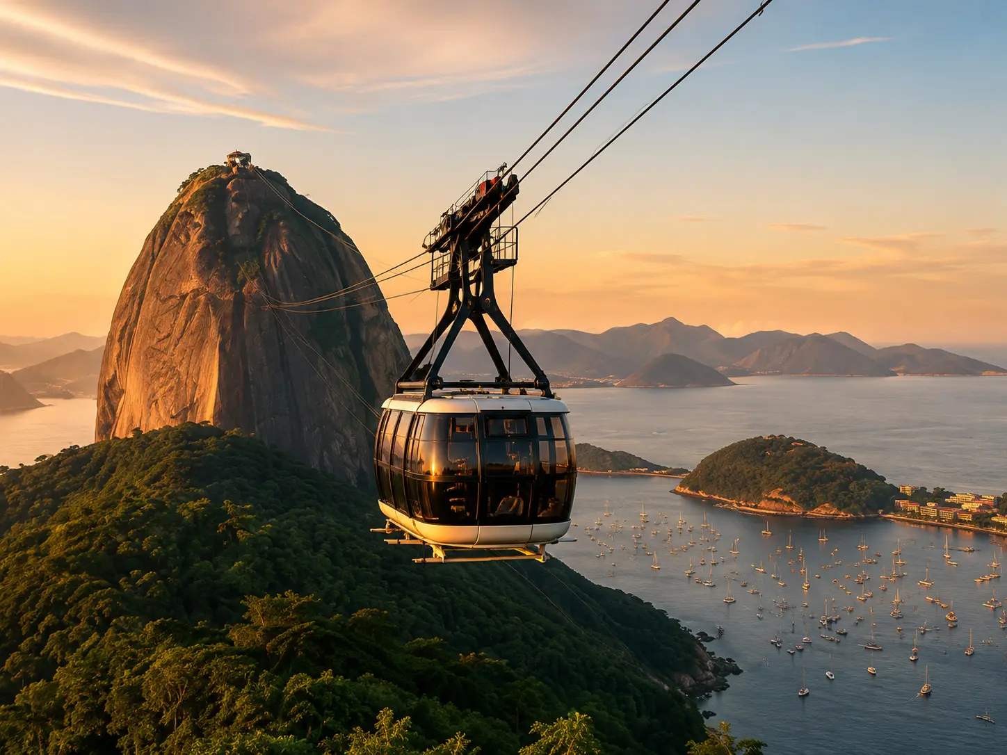 Bondinho do Pão de Açúcar no Rio de Janeiro